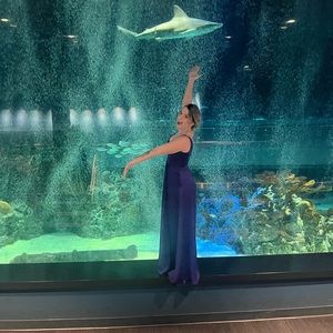 David’s Bridal Purple Dress with POCKETS NWOT